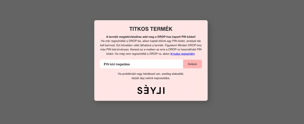 WooCommerce PIN kód - WPfrissites.hu